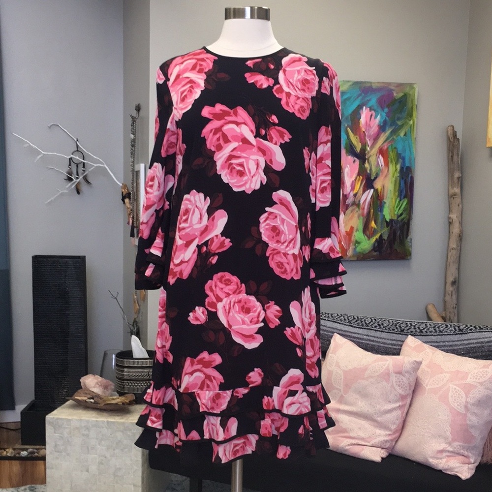 NWT Kate Spade Rosa Ruffle Shift Dress size M
